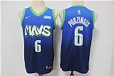 Mavericks 6 Kristaps Porzingis Blue 2020 City Edition Nike Swingman Jersey,baseball caps,new era cap wholesale,wholesale hats
